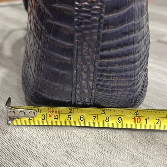 Brahmin Purse Blue Multi Asher Color Combo Tassel Fringe Shoulder Bag - Picture 13 of 13